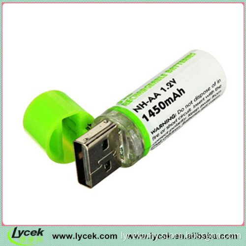 1.2V 1450mAh rechargeable usb battery for Apple Magic Mouse